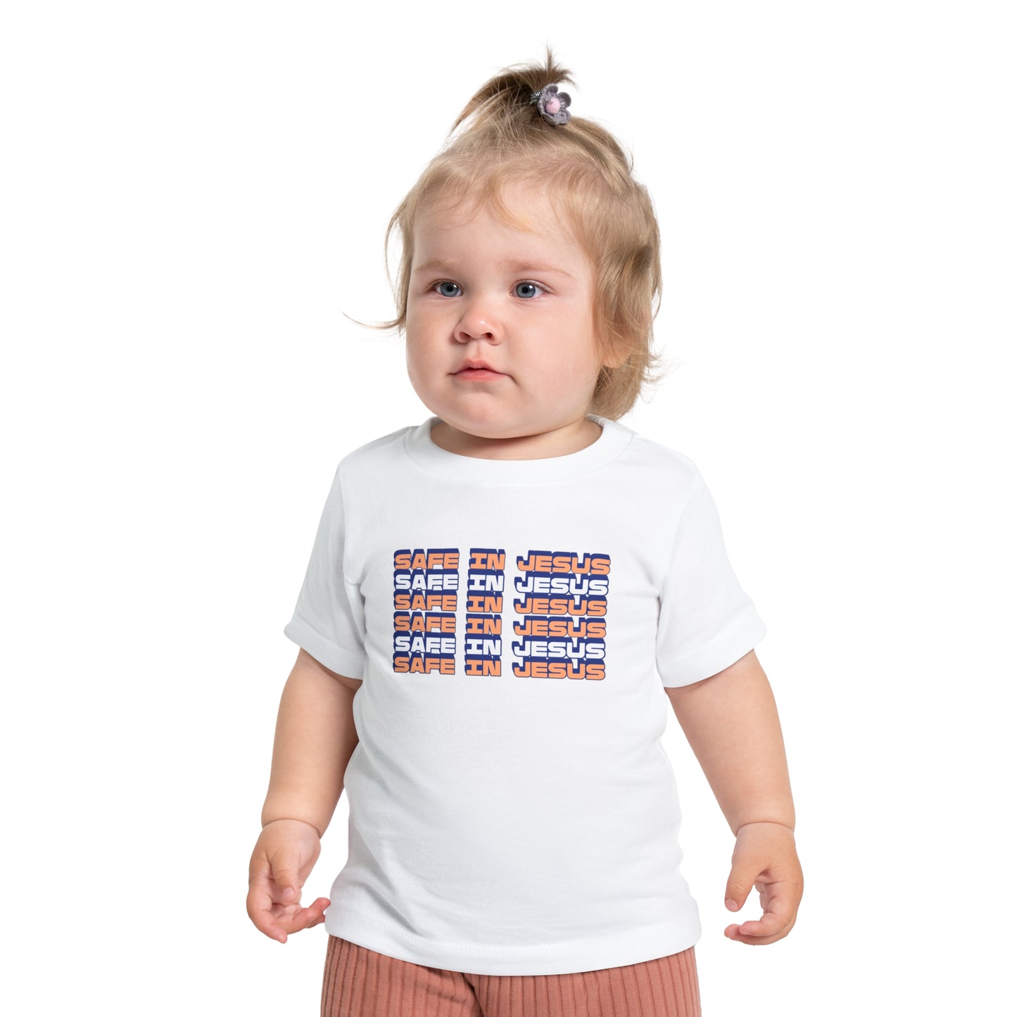 "Safe in Jesus" Baby t-shirt