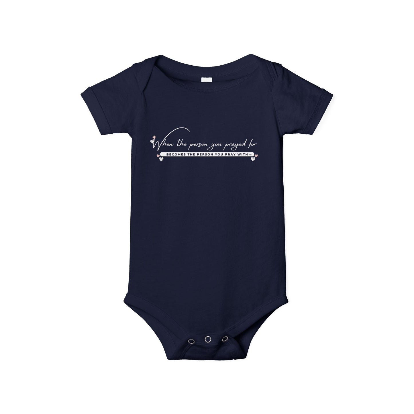 Simple Pray with Hearts - Match with Baby Onesie
