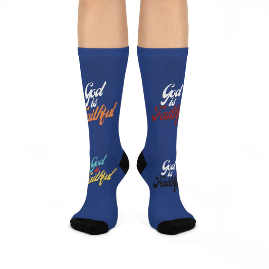 God is Faithful Crew Socks