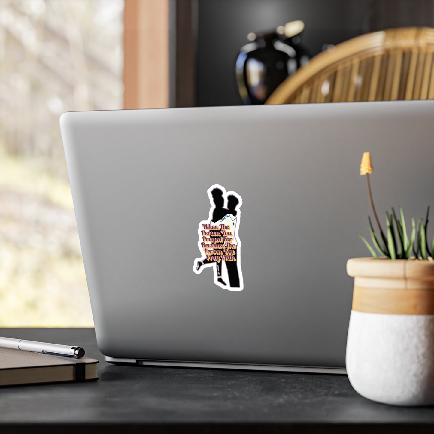 Dem & Narra Romance Novel hugging Stickers
