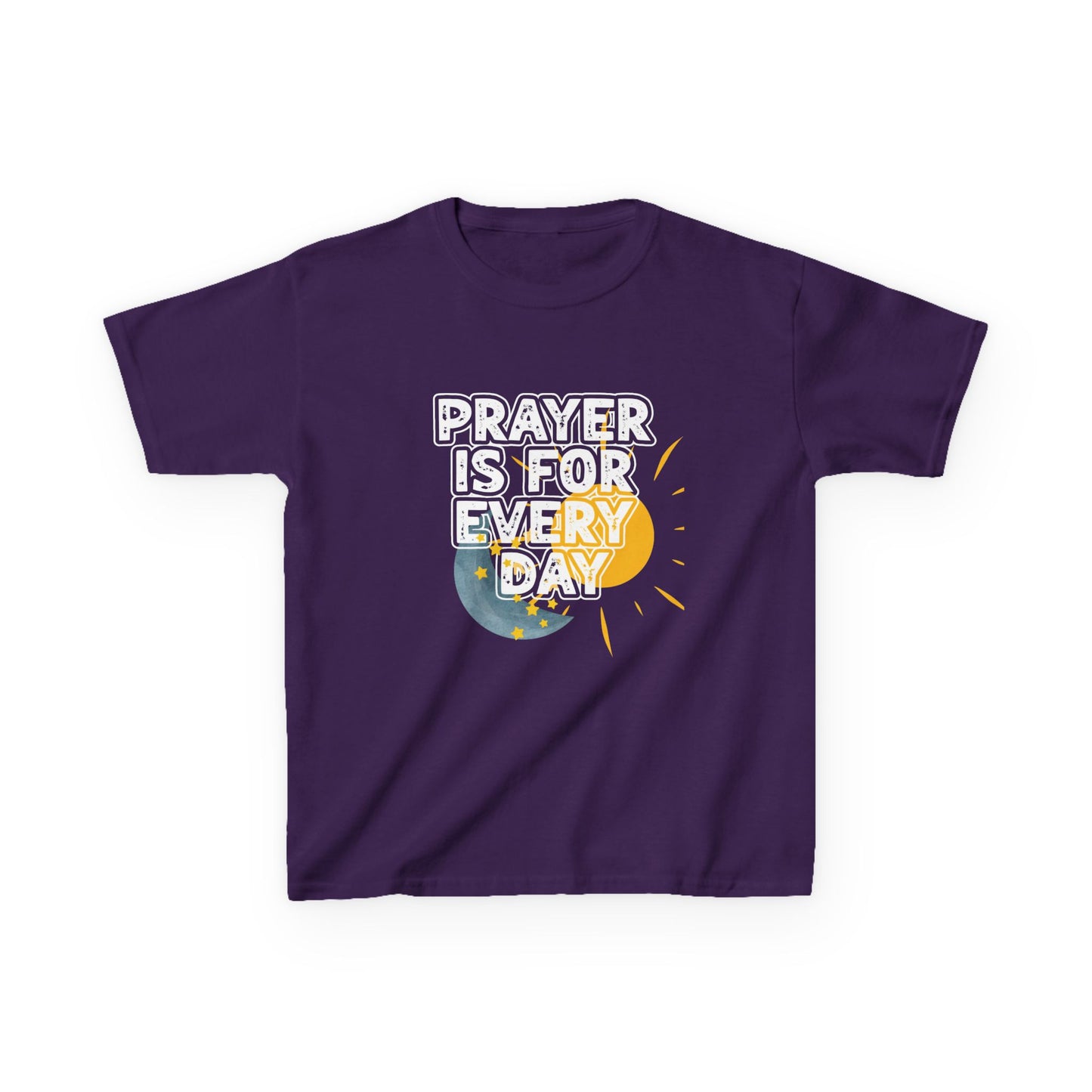 "Prayer is for Every Day"  Youth Heavy Cotton T-Shirt
