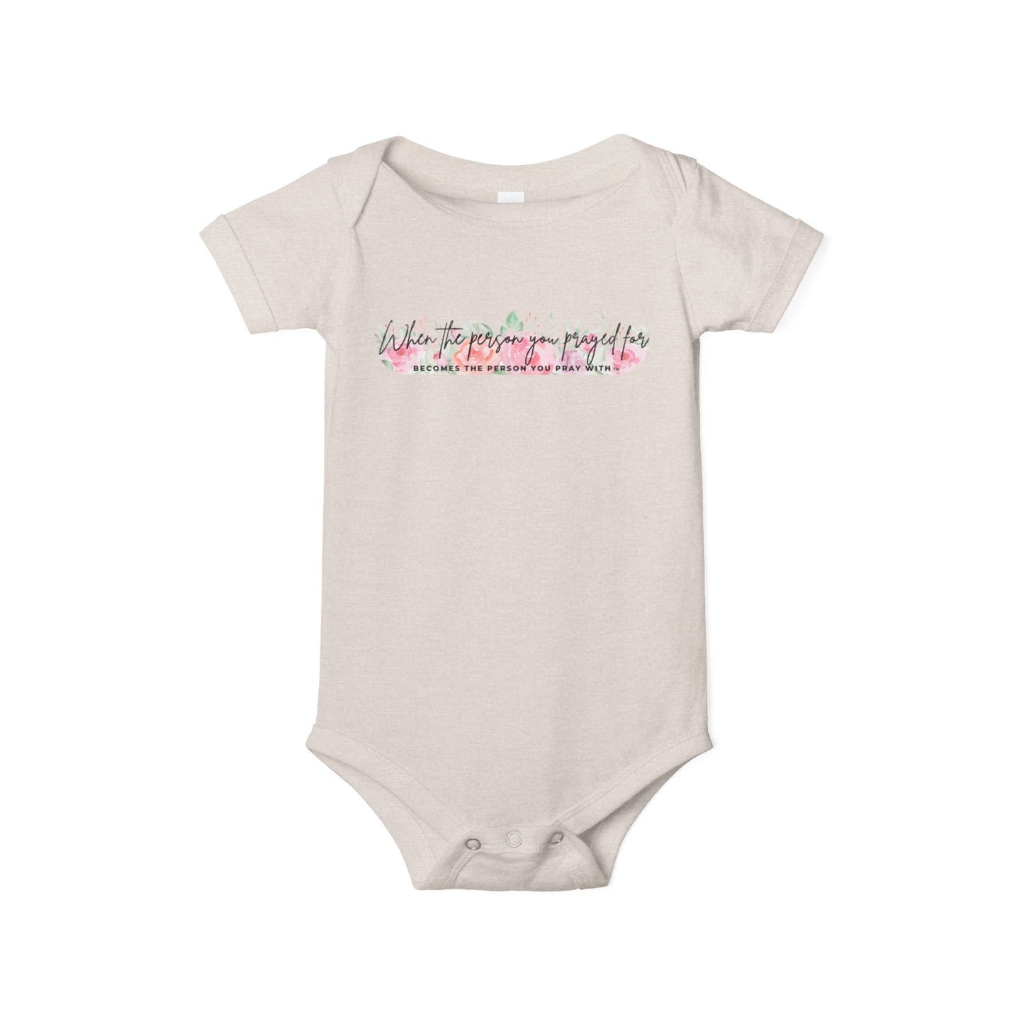 Floral Pray Match with Baby Onesie