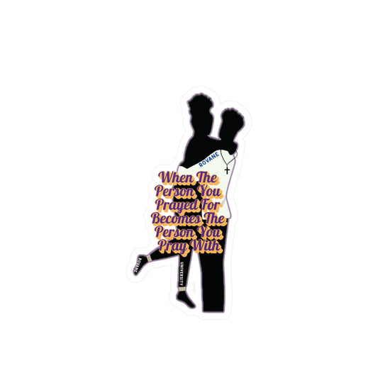 Dem & Narra Romance Novel hugging Stickers