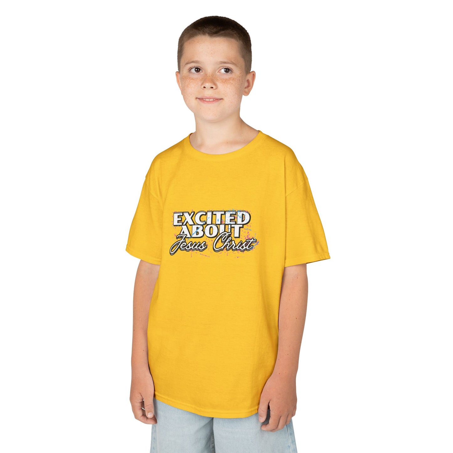 "Excited About Jesus Christ" Youth t-shirt