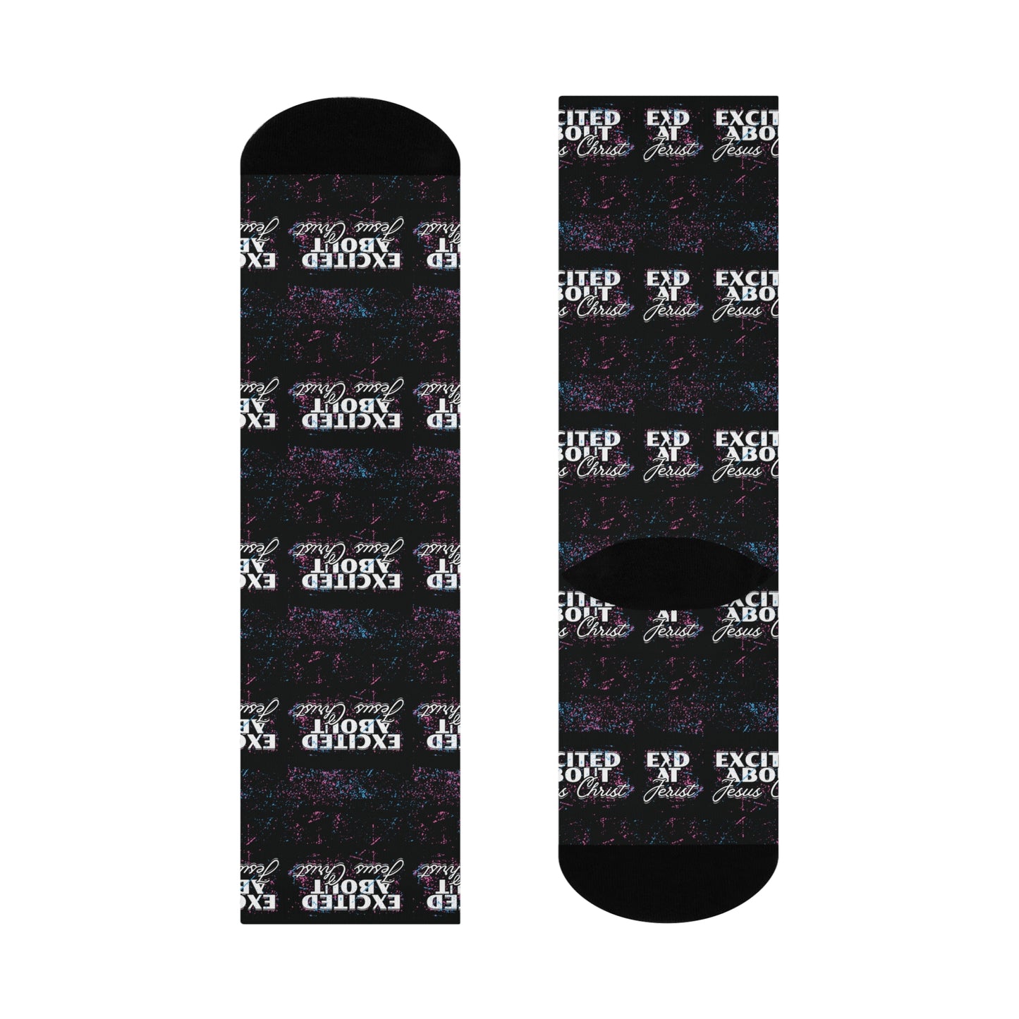 Excited About Jesus Christ Crew Socks