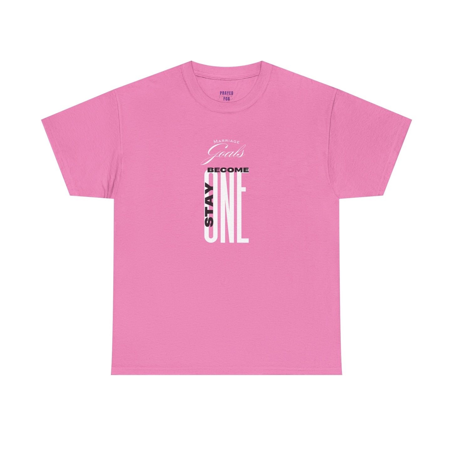 "Marriage Goals - Become One, Stay One" Heavy Cotton Tee