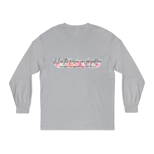 Floral Pray Long Sleeve T-Shirt