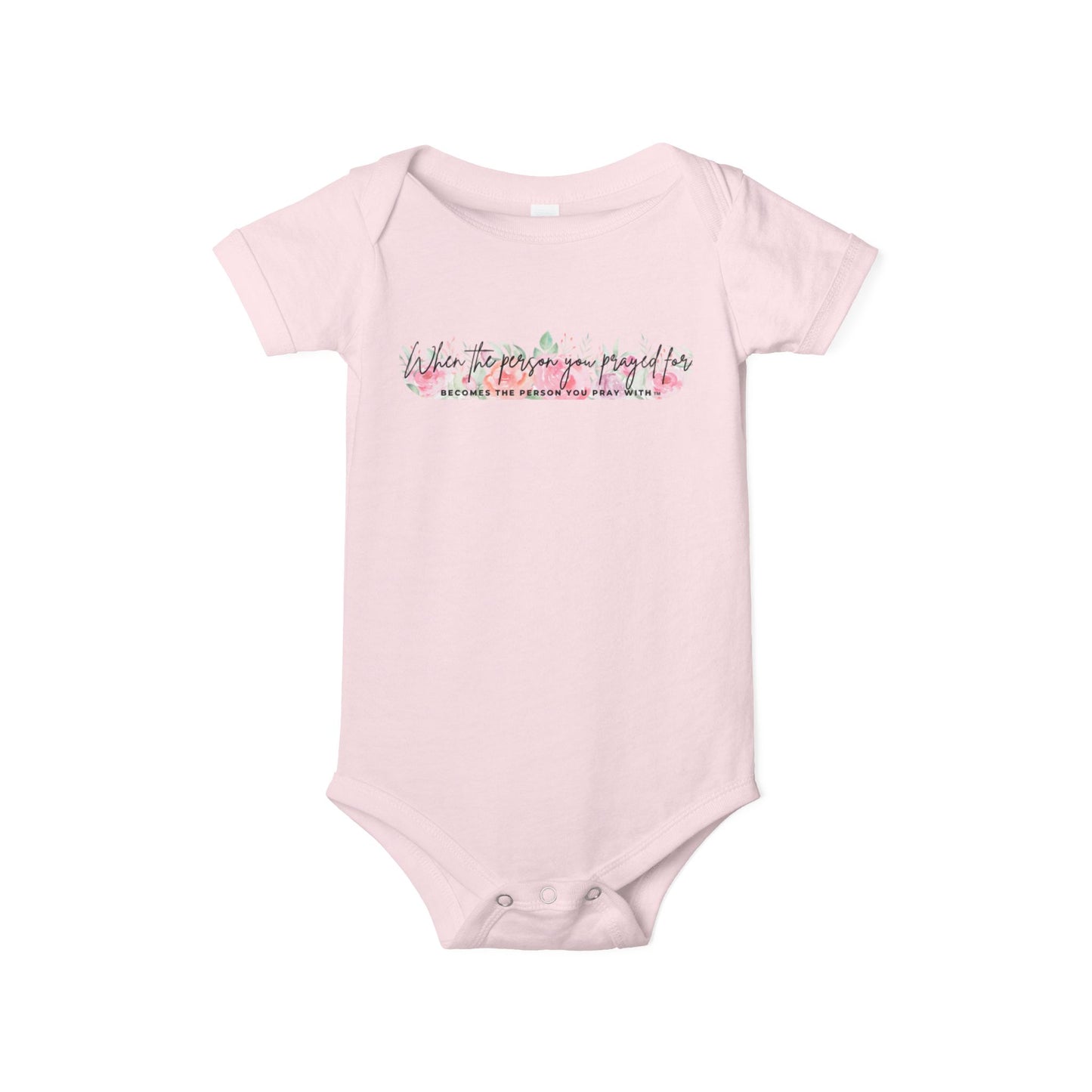 Floral Pray Match with Baby Onesie