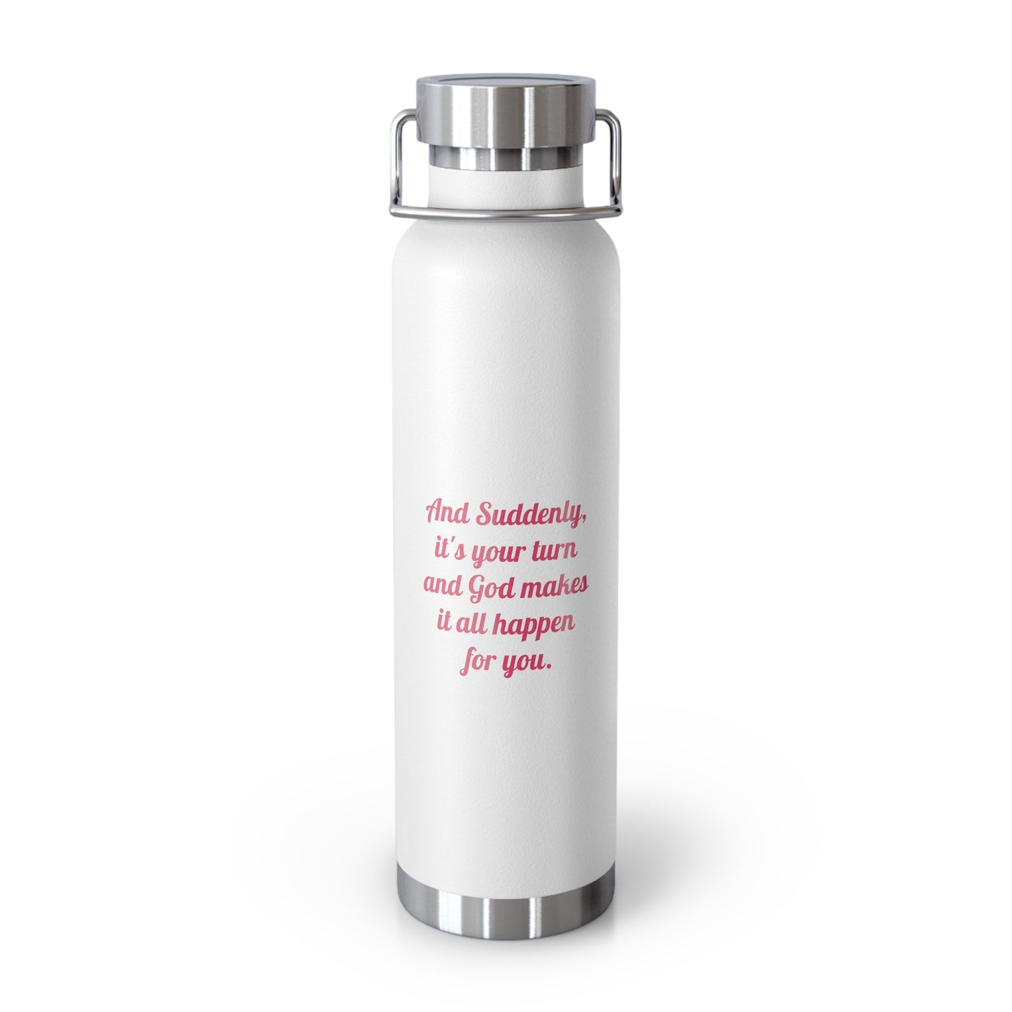 Suddenly Copper Insulated Water Bottle - 22oz