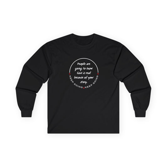 The Keep Going long sleeve tee