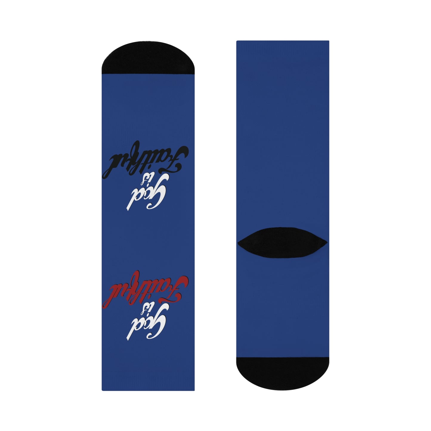 God is Faithful Crew Socks