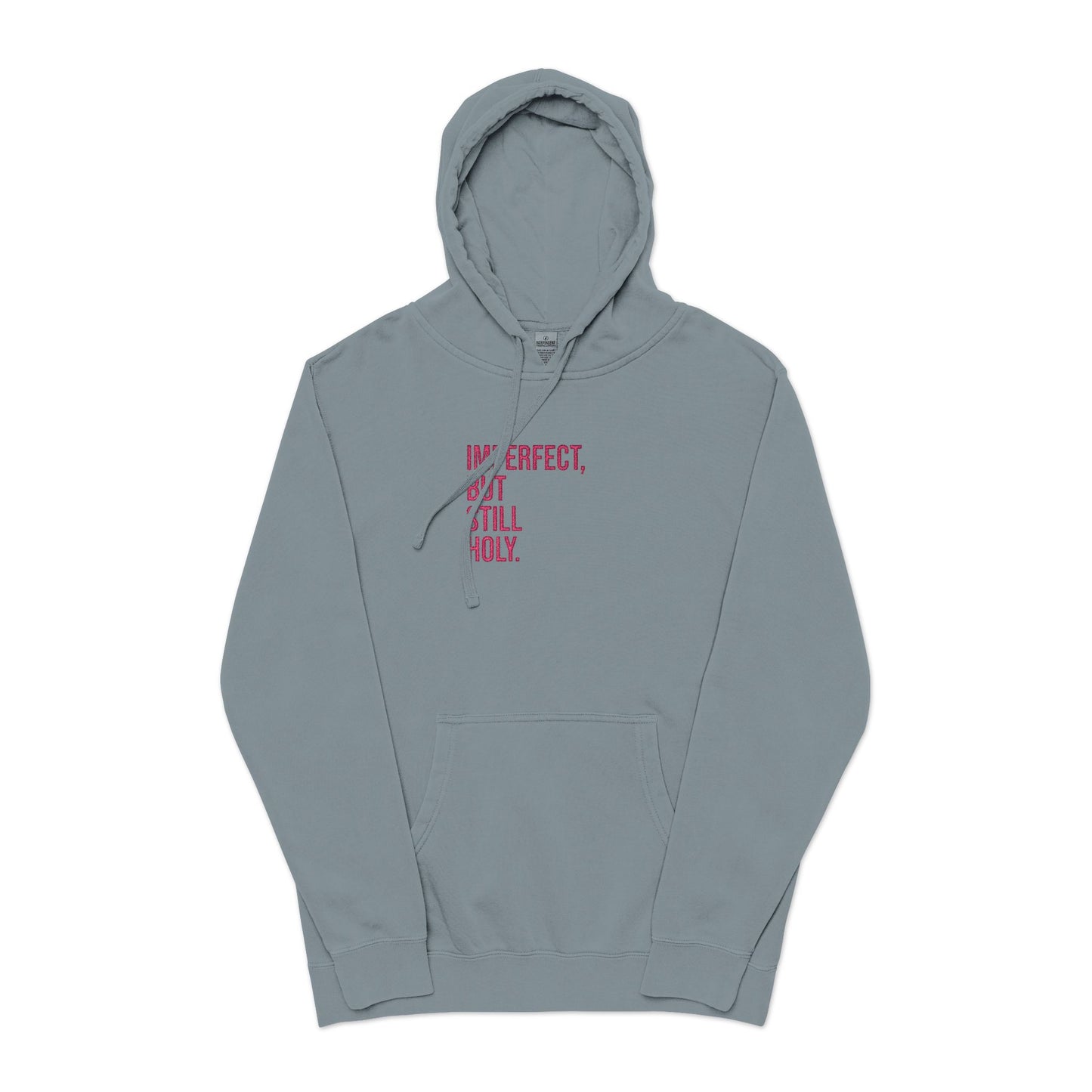Imperfect, But Still Holy. - Embroidered Hoodie