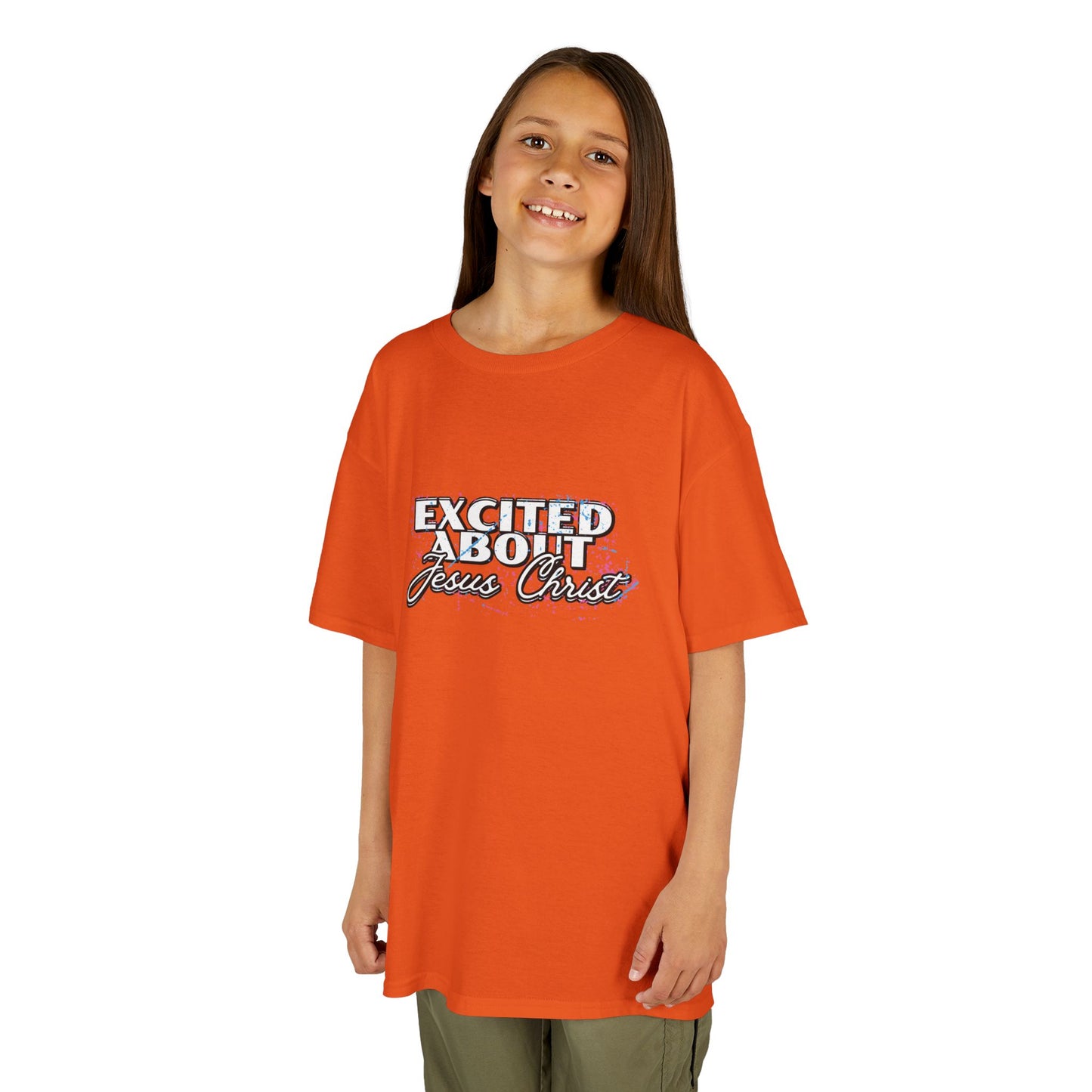 "Excited About Jesus Christ" Youth t-shirt