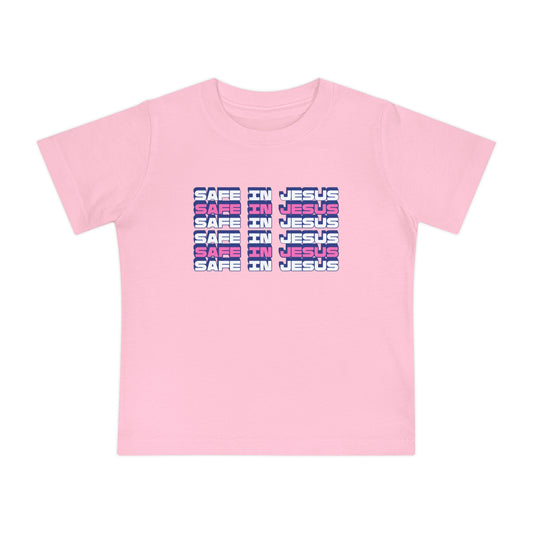 "Safe in Jesus" Baby t-shirt