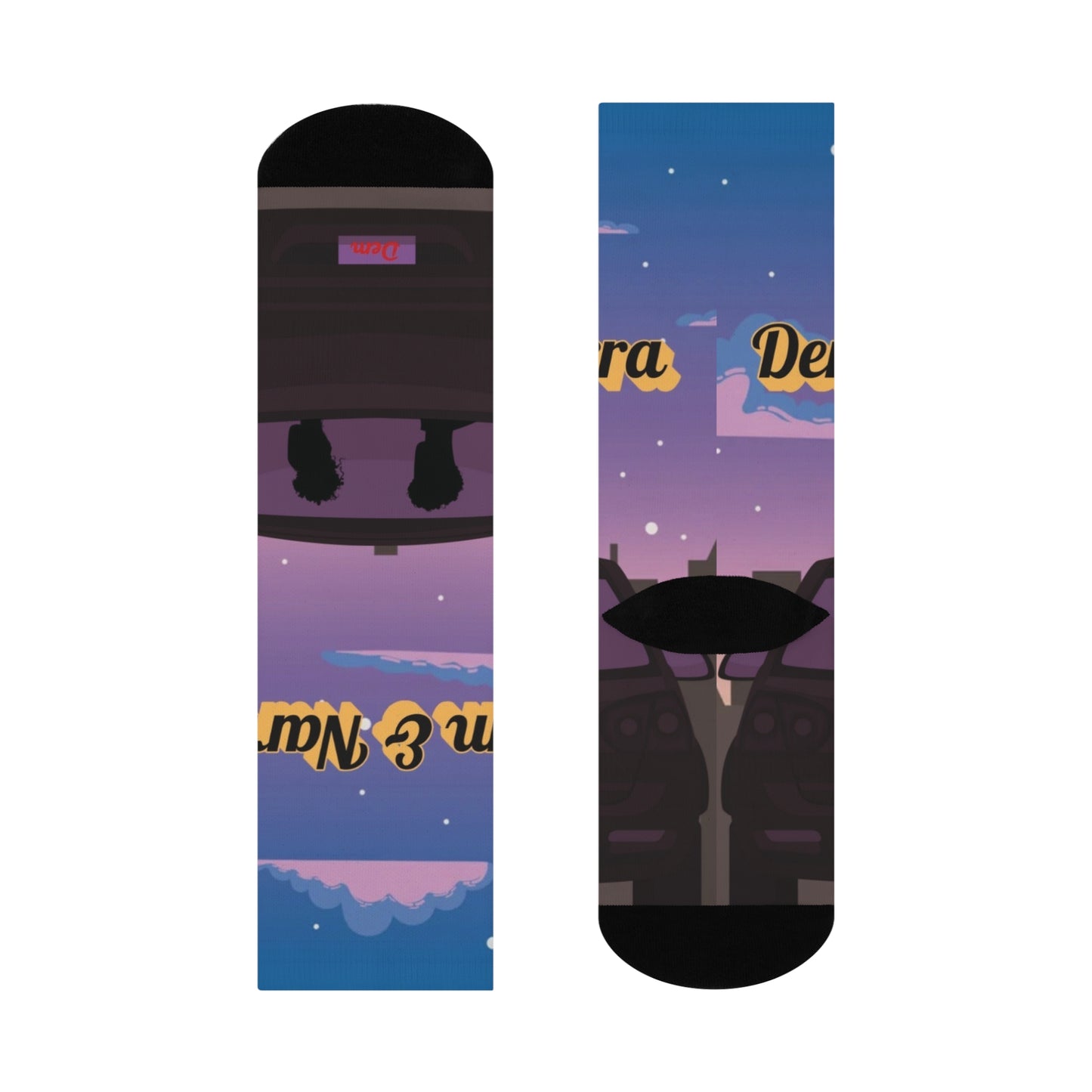 Romance Novel - Dem & Narra Crew Socks