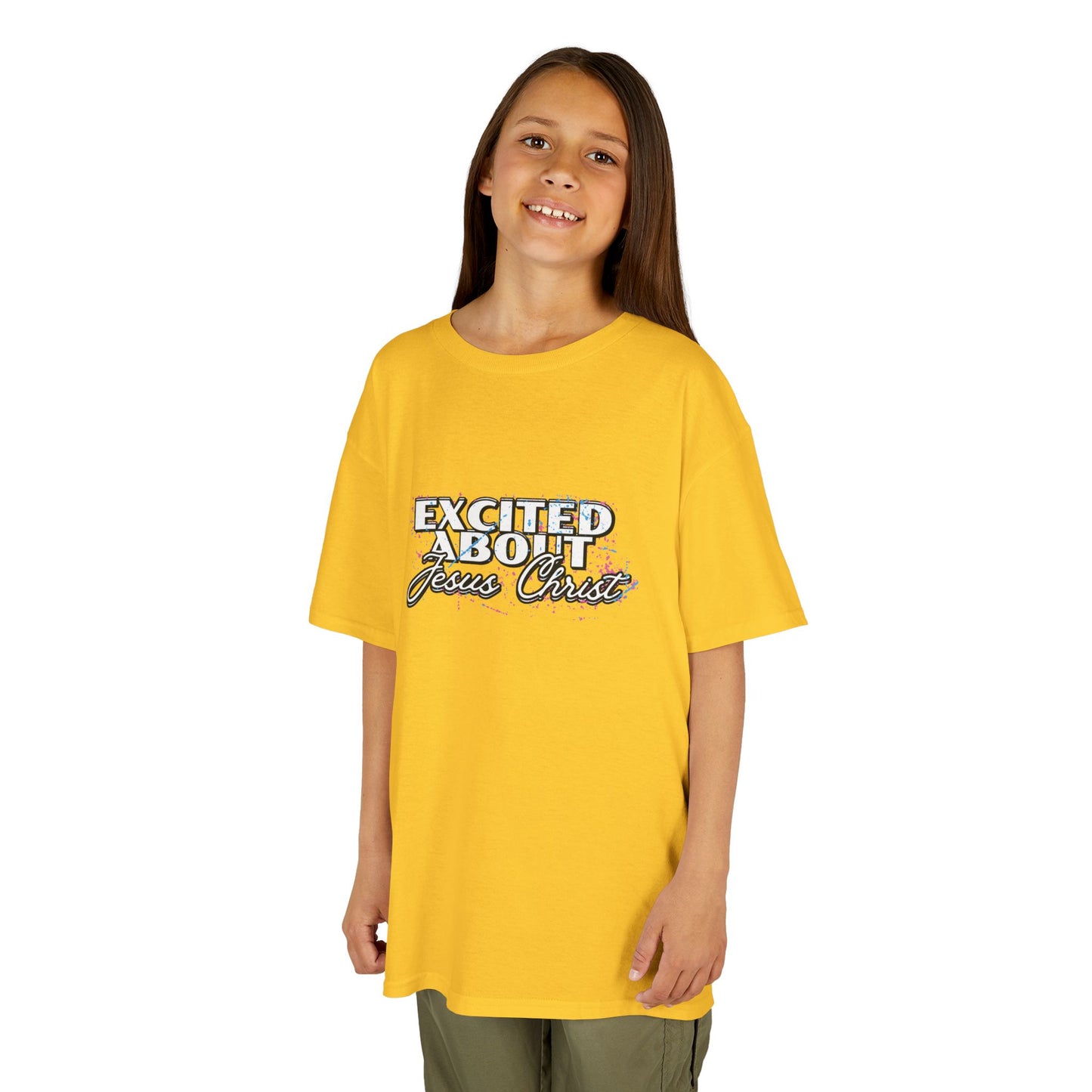 "Excited About Jesus Christ" Youth t-shirt