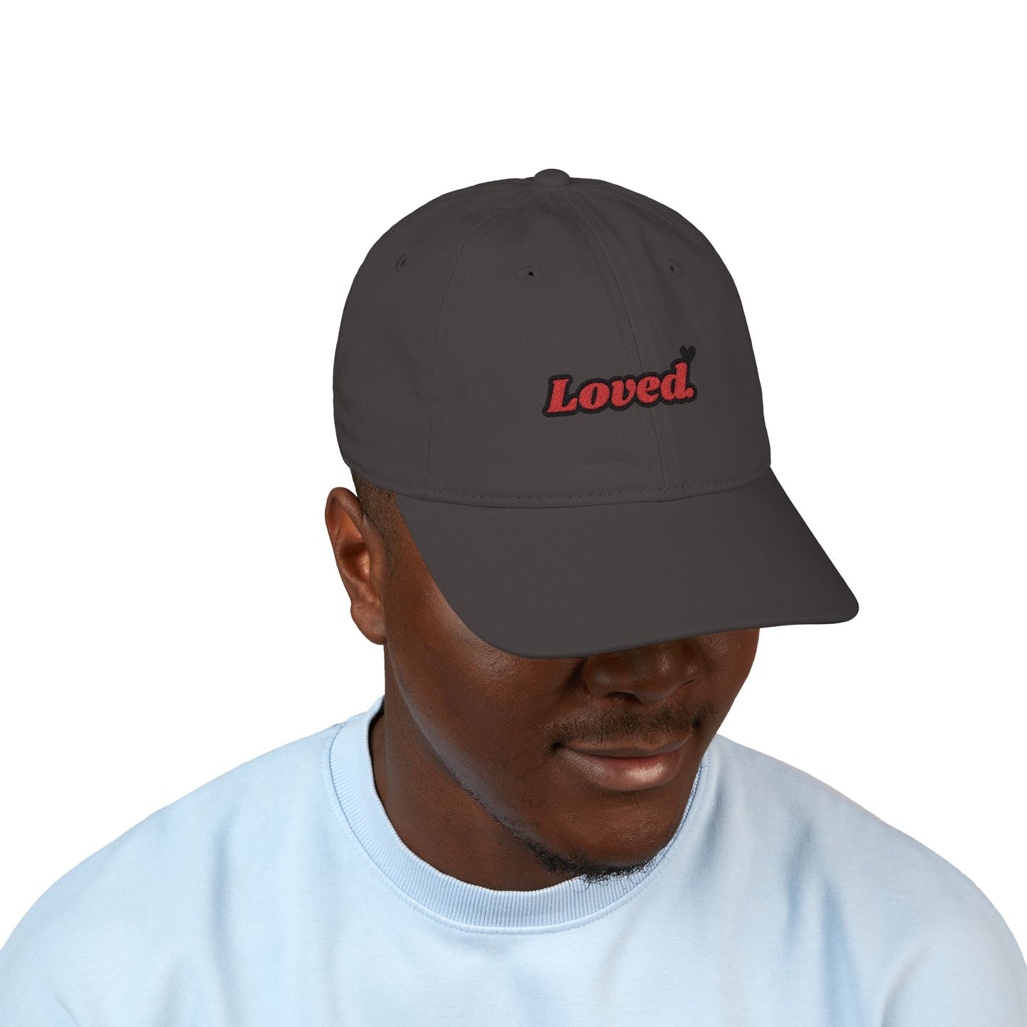 "Loved." Embroidered Cap