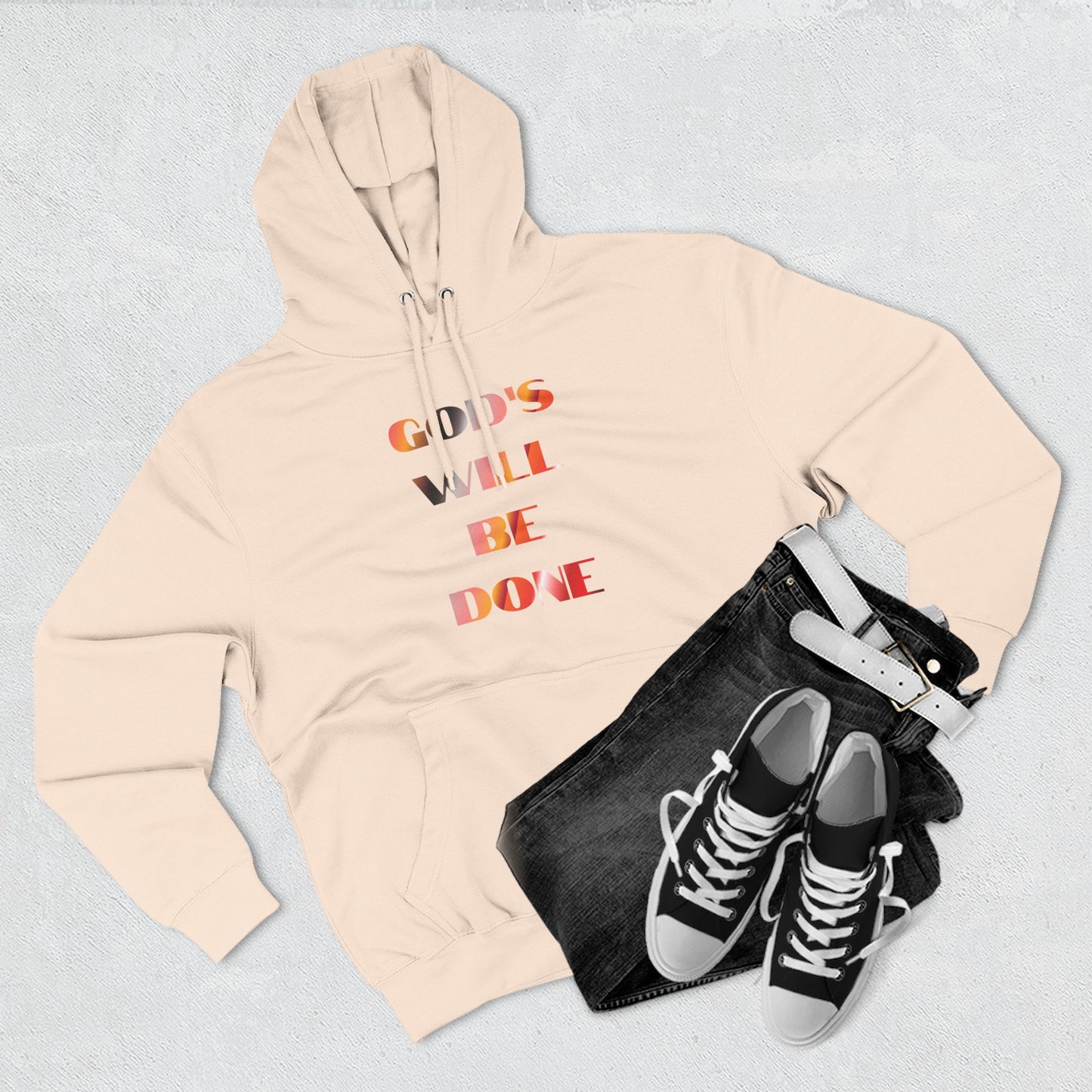 "God's Will Be Done" Pullover Hoodie