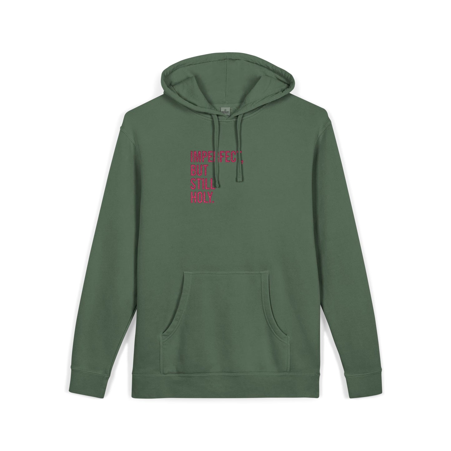 Imperfect, But Still Holy. - Embroidered Hoodie