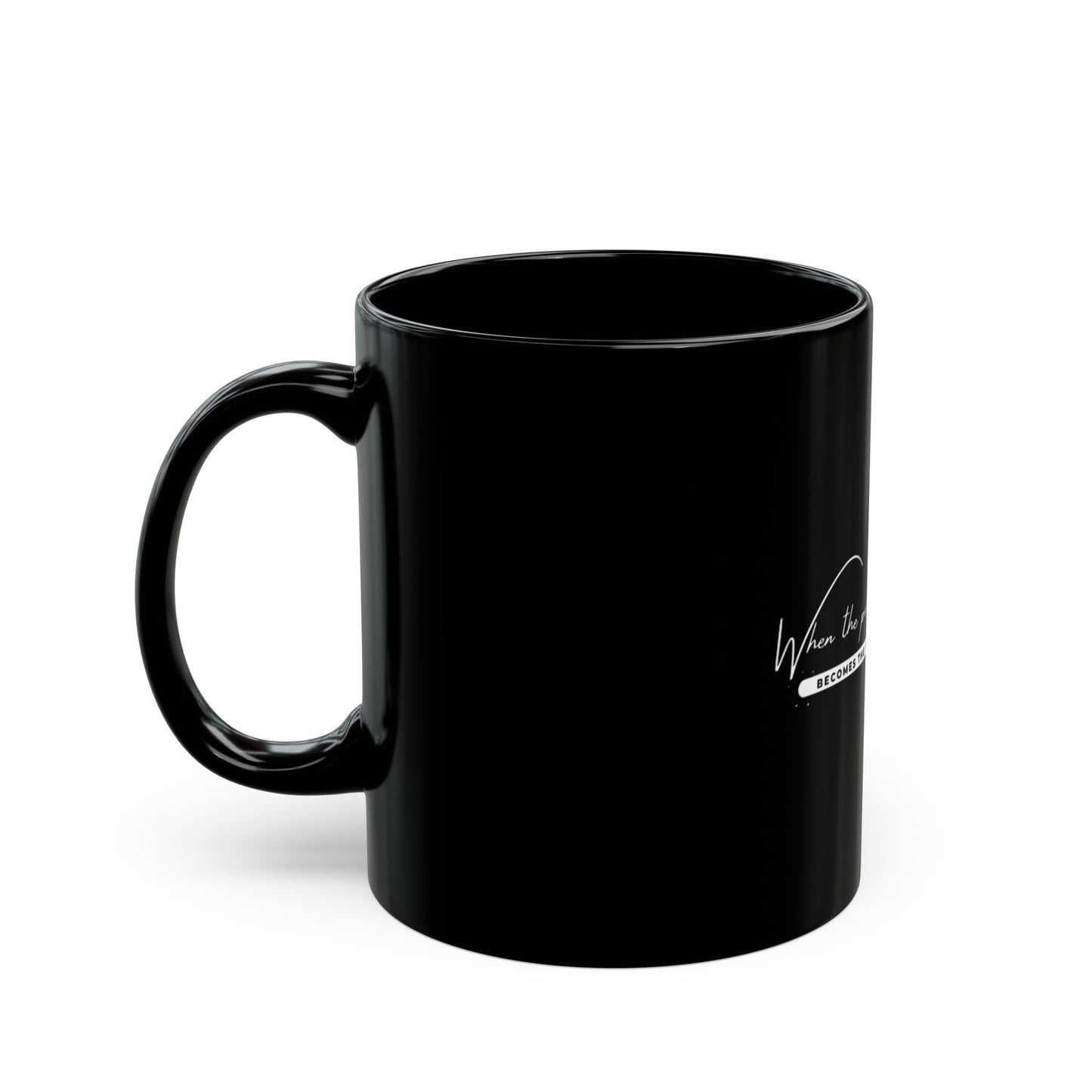 Simple Pray Black Mug