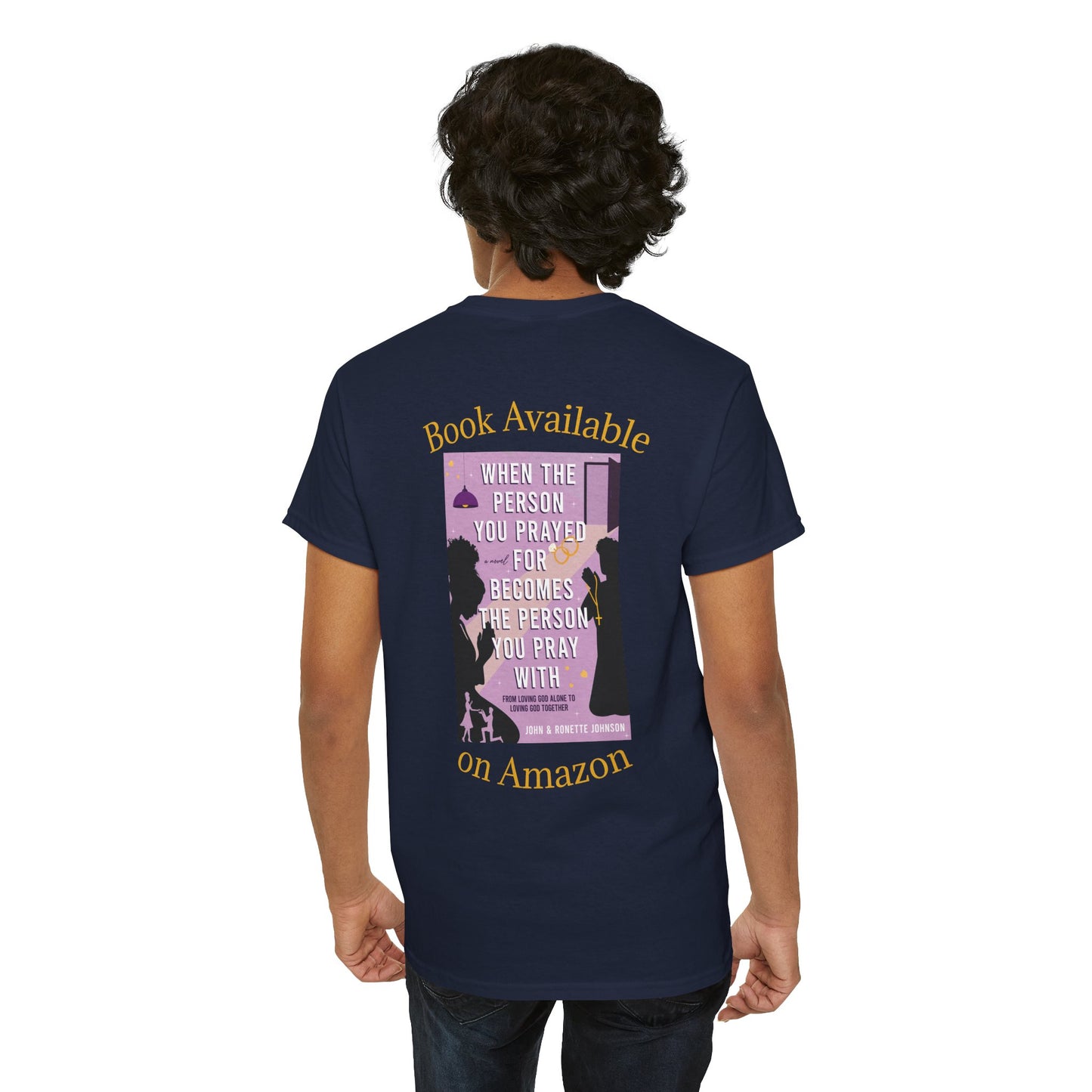 Romance  novel walking billboard  t-shirt
