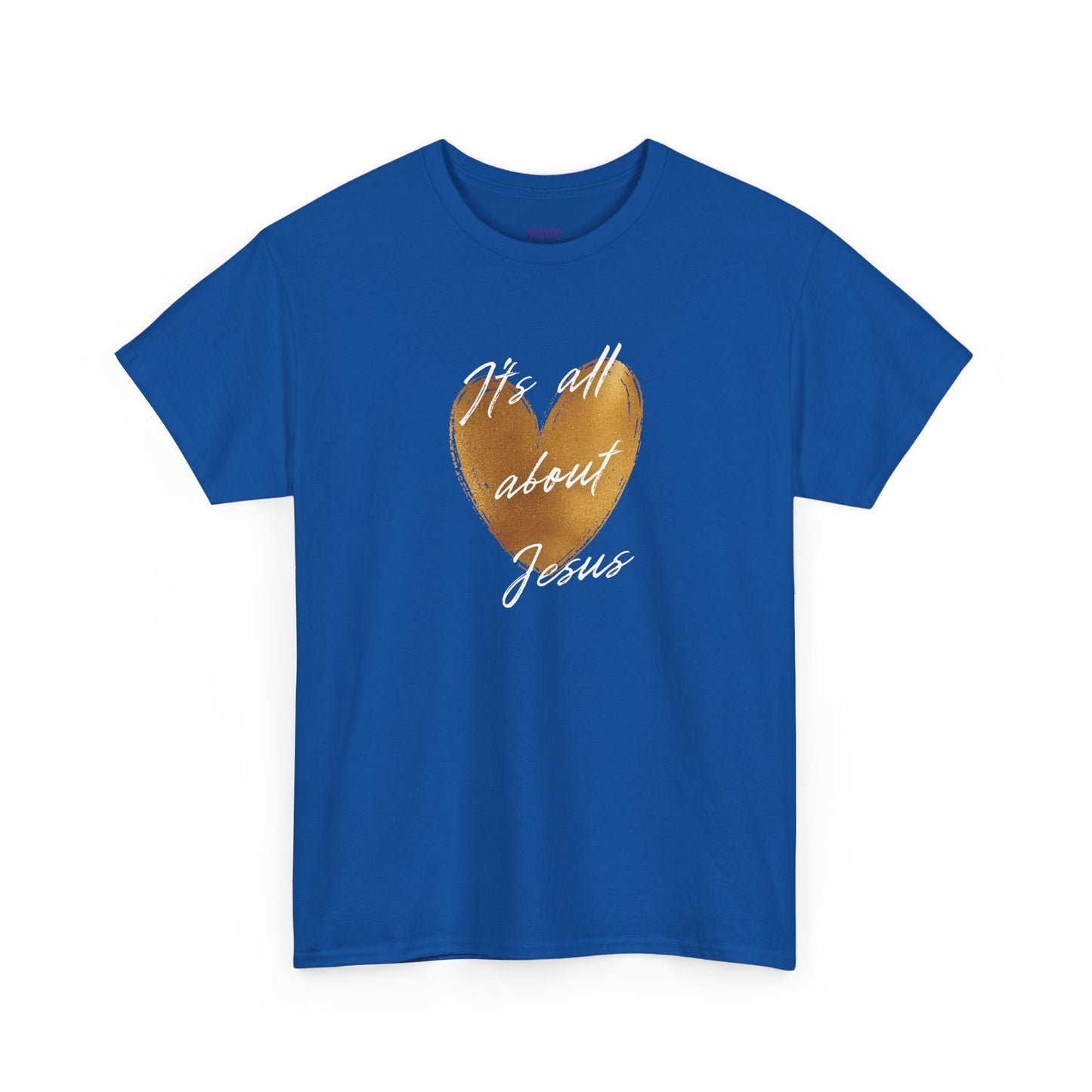 "It's all about Jesus" heart T-Shirt