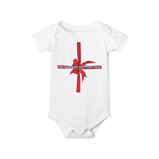 "The Sweetest Gift From God" Baby Onesie