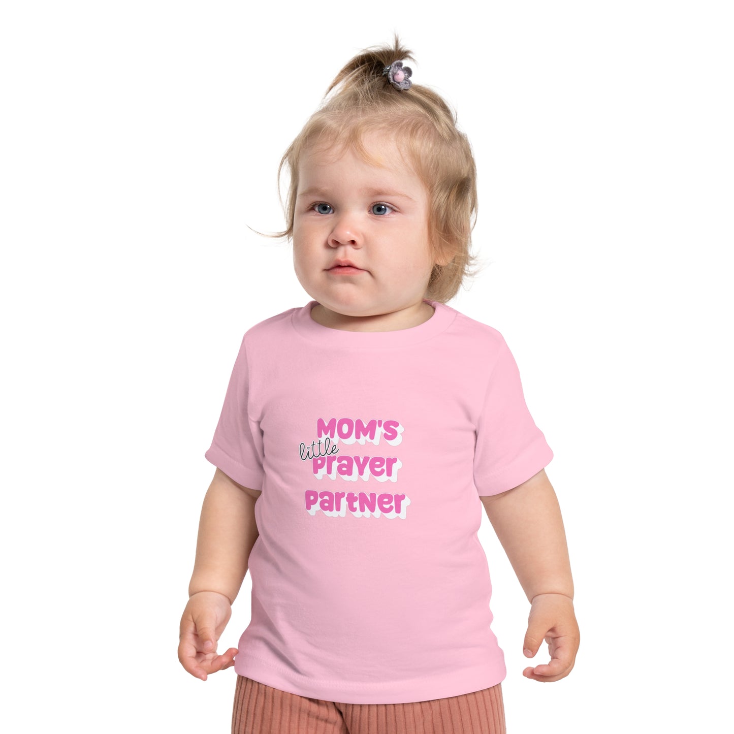 "Mom's little Prayer Partner" Baby t-shirt