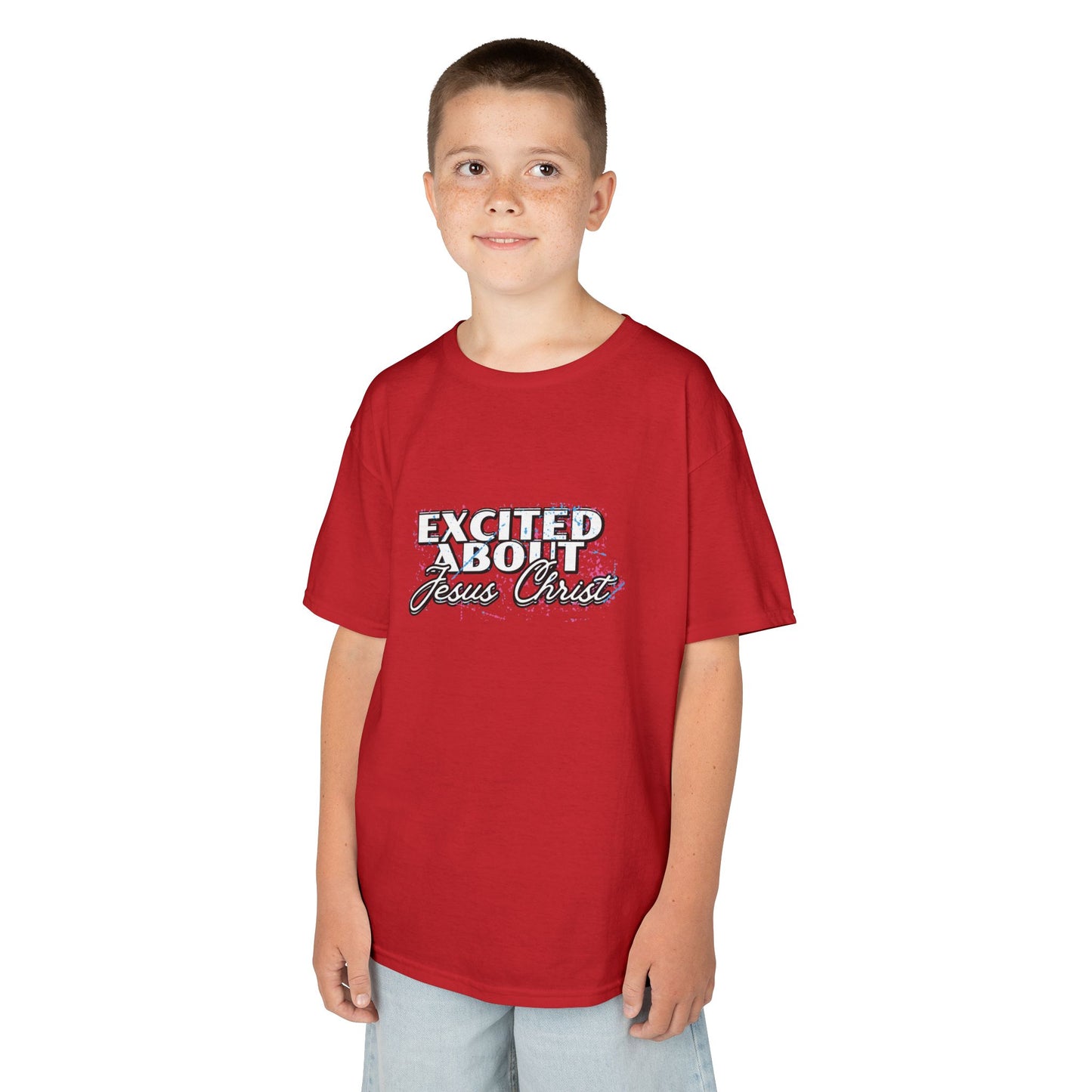"Excited About Jesus Christ" Youth t-shirt