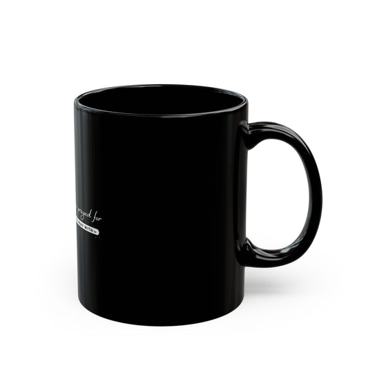 Simple Pray Black Mug