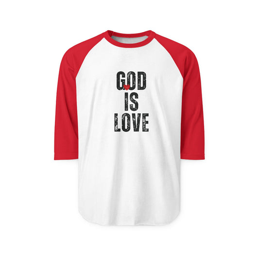 "God is Love" Three-Quarter Sleeve Shirt