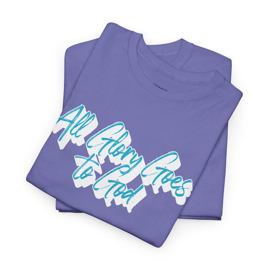 "All Glory Goes to God" Unisex Heavy Cotton Tee