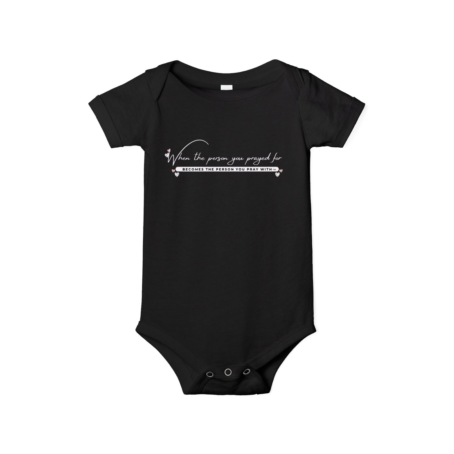 Simple Pray with Hearts - Match with Baby Onesie