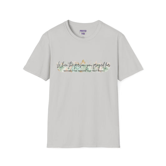 Green Floral Pray T-Shirt