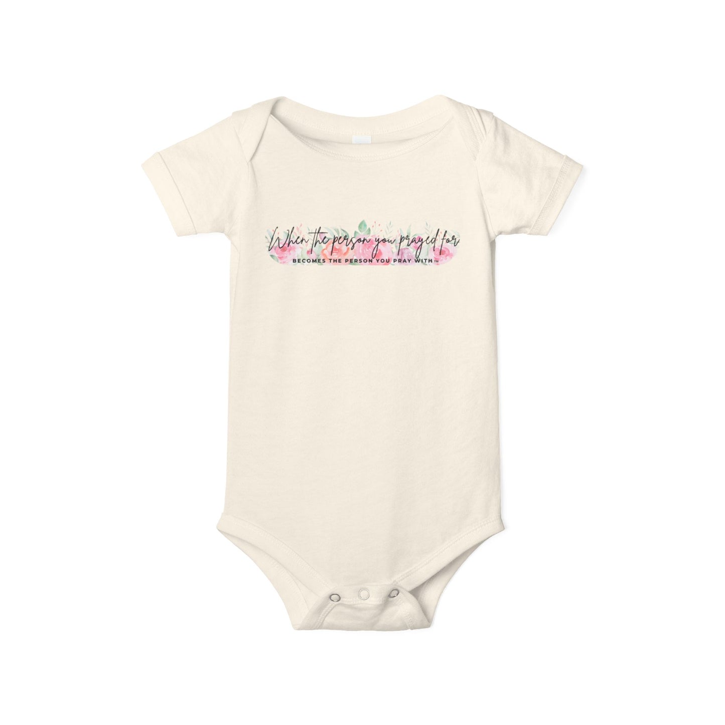 Floral Pray Match with Baby Onesie